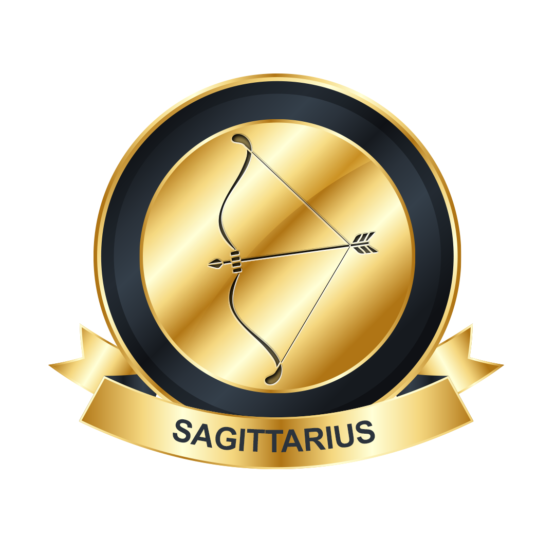 Sagittarius gold png, Sagittarius gold symbol png, Sagittarius gold PNG image, zodiac Sagittarius transparent png images download